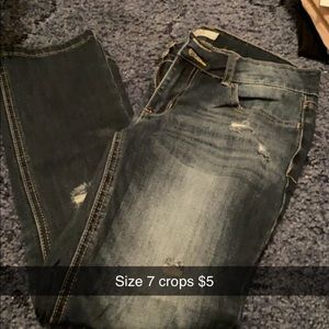 Crop jeans